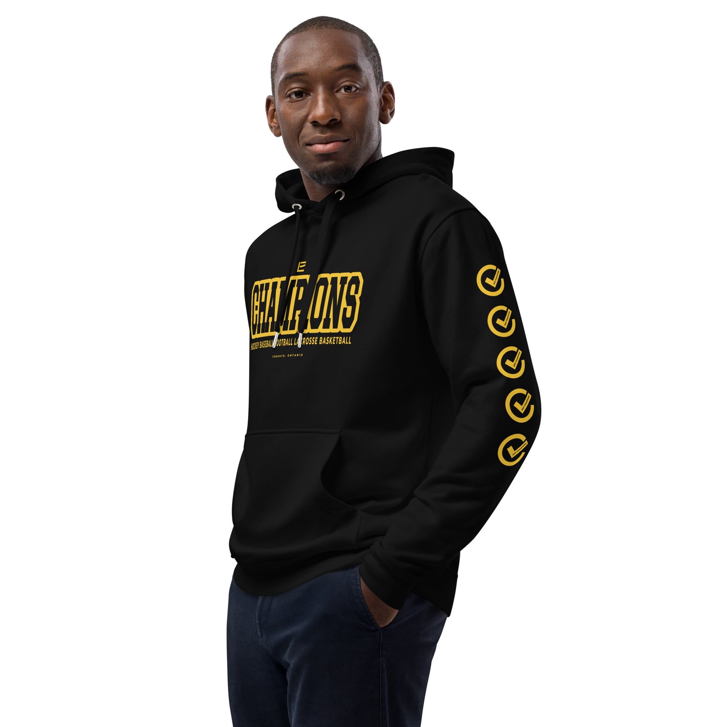 EARNED CHAMPIONS TORONTO Unisex Hoodie - Black