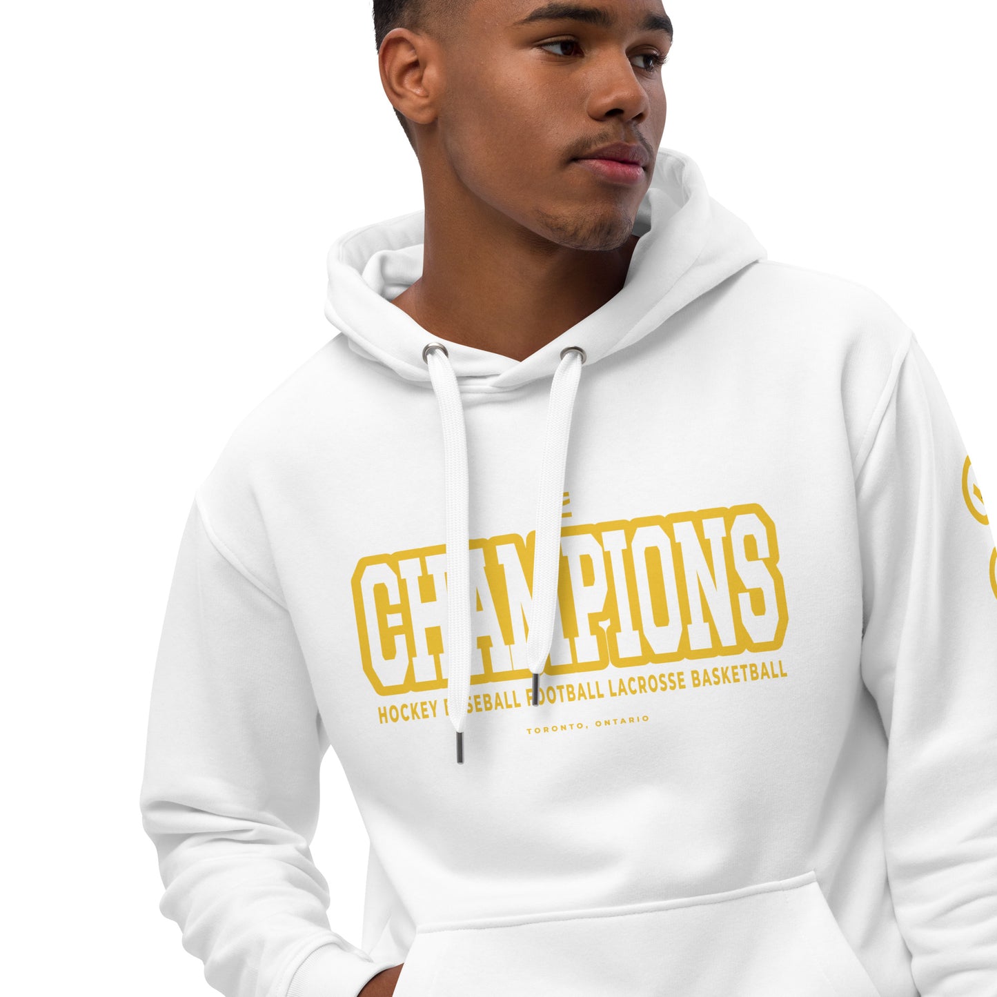 EARNED CHAMPIONS TORONTO Unisex Hoodie - White