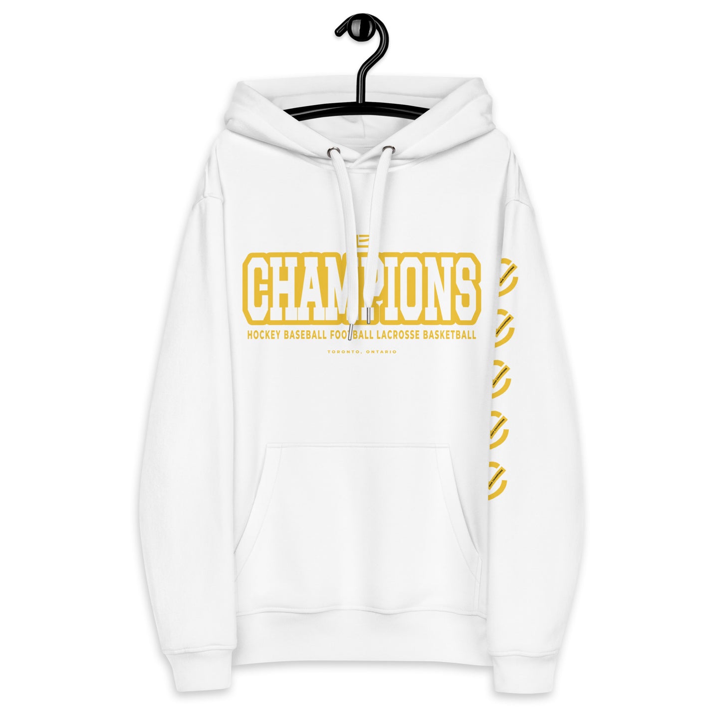 EARNED CHAMPIONS TORONTO Unisex Hoodie - White