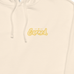 EARNED SCRIPT CREST Unisex Hoodie - Ivory