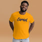 THE EARNED SHIRT Unisex T-Shirt (SCRIPT VARIANT) - Gold