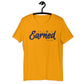 THE EARNED SHIRT Unisex T-Shirt (SCRIPT VARIANT) - Gold