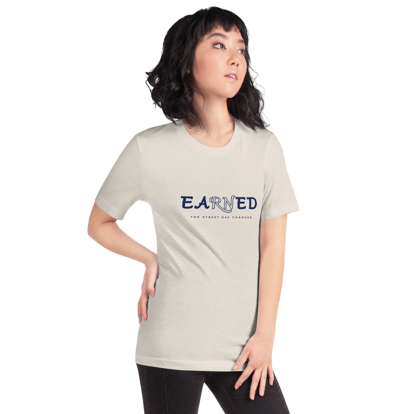 THE EARNED SHIRT Unisex T-Shirt (STREET VARIANT) - Snow