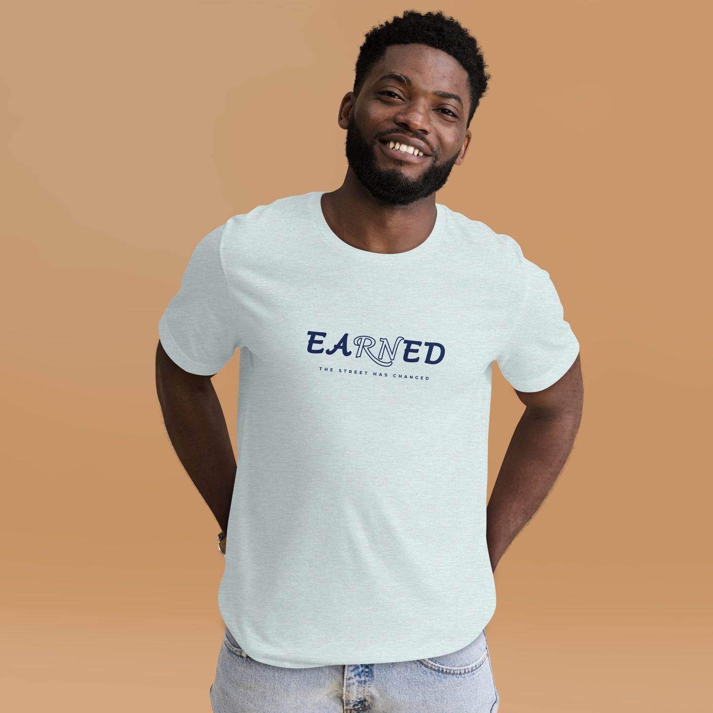 THE EARNED SHIRT Unisex T-Shirt (STREET VARIANT) - Aqua